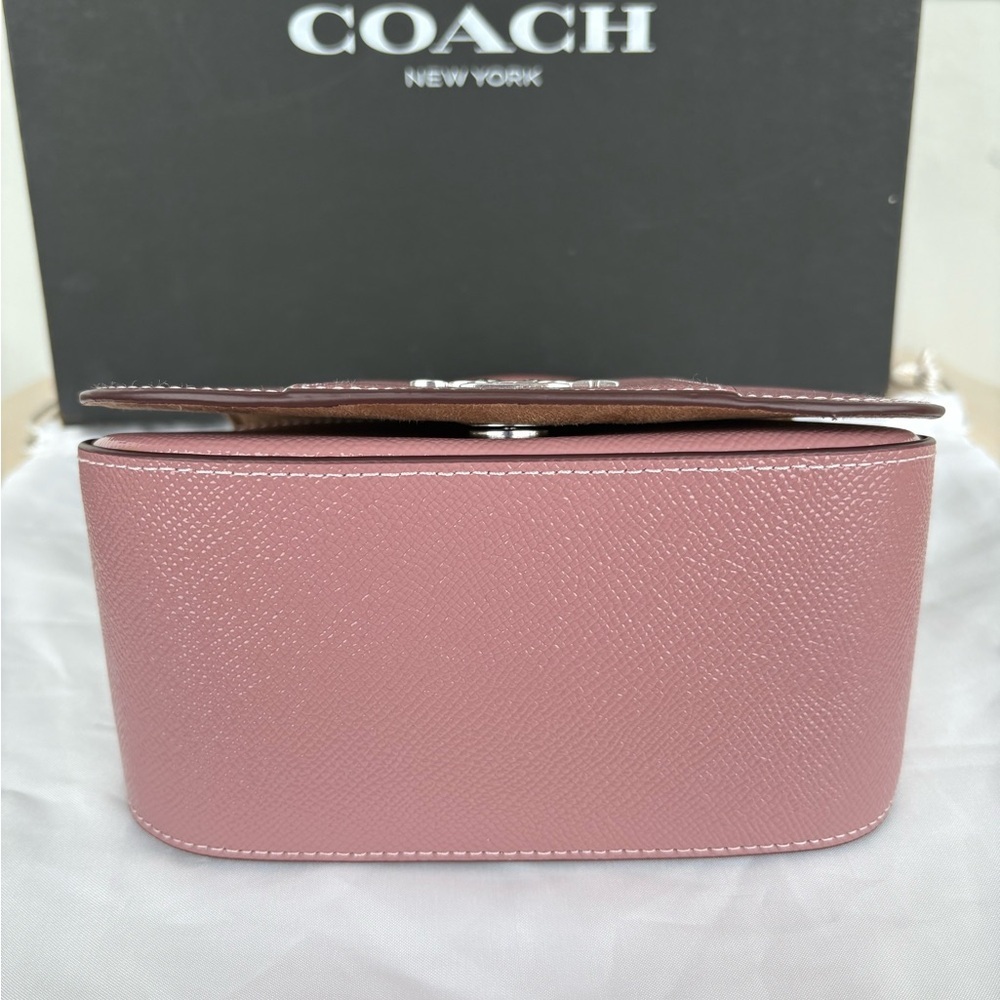 Coach Lysa Top Handle Silver/Dusty Rose - Picture 4 of 11